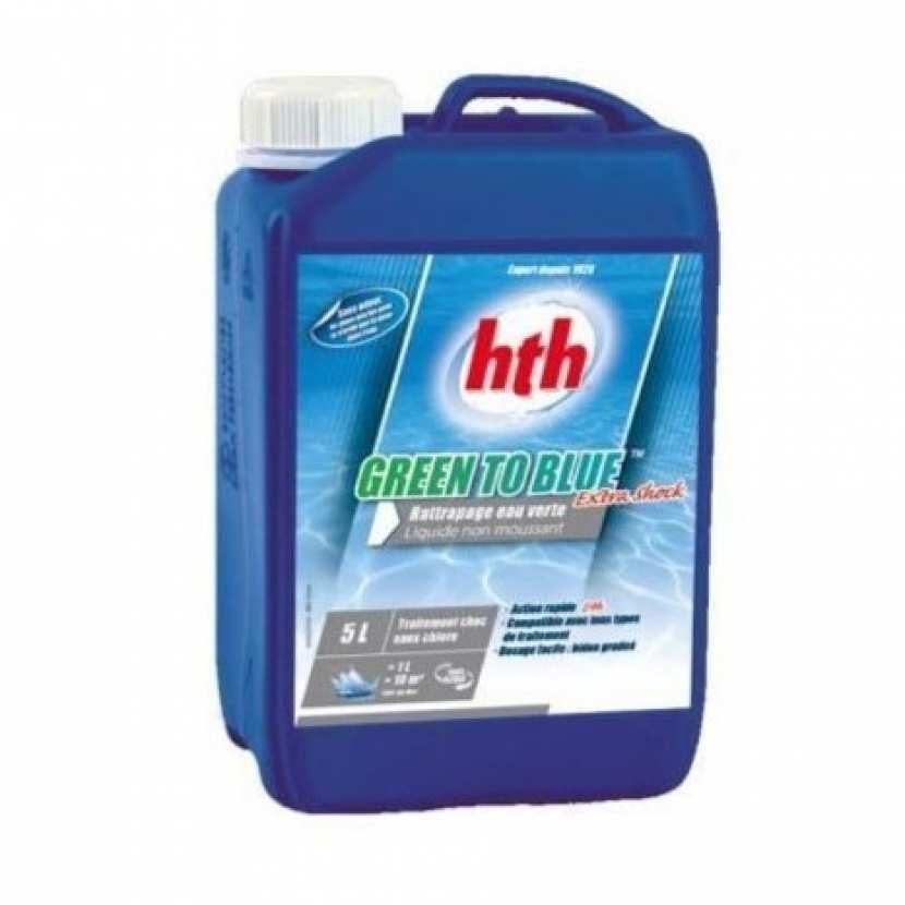 how to use hth super green to blue shock system
