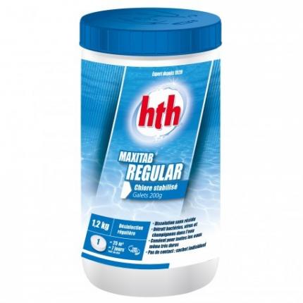 HTH MAXITAB regular 1.2Kg - Silvaelisee Piscine